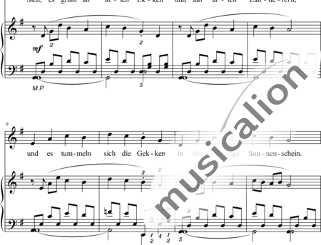 Hecker, Hartmut: Frühling oder die Hemmung - Solo>Sop+Klavier:1