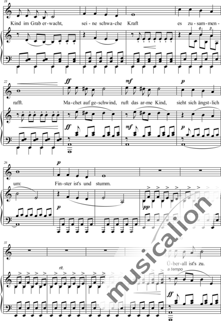 Hecker, Hartmut: Das scheintodte Kind - Solo>X+Klavier:2