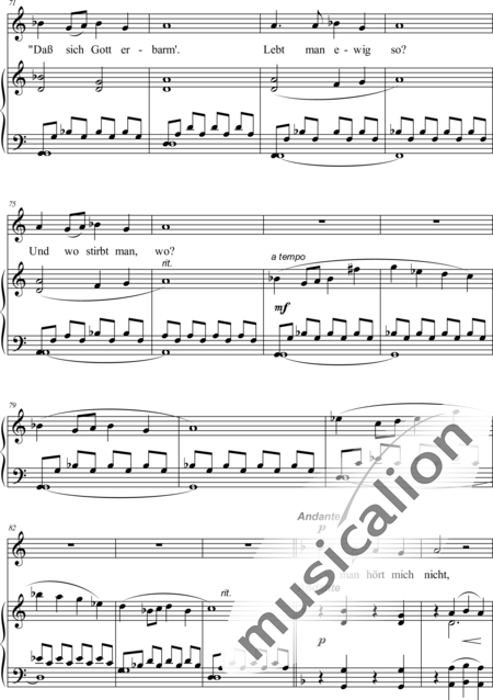 Hecker, Hartmut: Das scheintodte Kind - Solo>X+Klavier:5