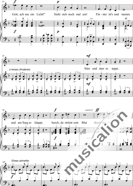 Hecker, Hartmut: Das scheintodte Kind - Solo>X+Klavier:6