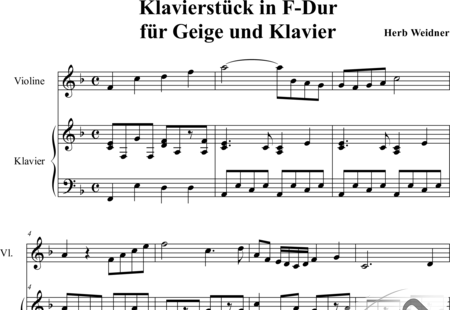 Weidner, Herb: Recuerdos - Violín+Piano:0