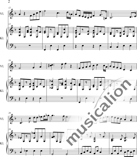 Weidner, Herb: Recuerdos - Violín+Piano:2