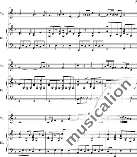 Weidner, Herb: Recuerdos - Violín+Piano:3