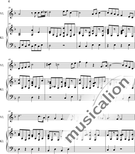 Weidner, Herb: Recuerdos - Violín+Piano:4