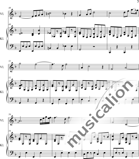 Weidner, Herb: Recuerdos - Violín+Piano:5