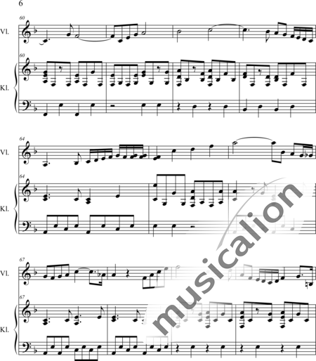 Weidner, Herb: Recuerdos - Violín+Piano:6