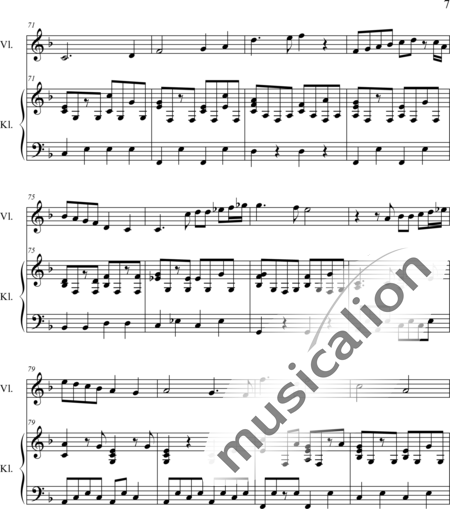 Weidner, Herb: Recuerdos - Violín+Piano:7