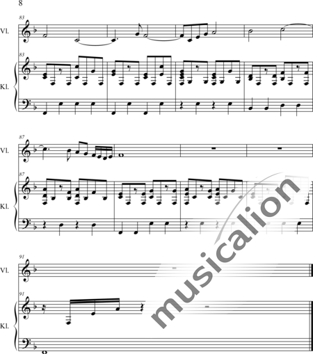 Weidner, Herb: Recuerdos - Violín+Piano:8