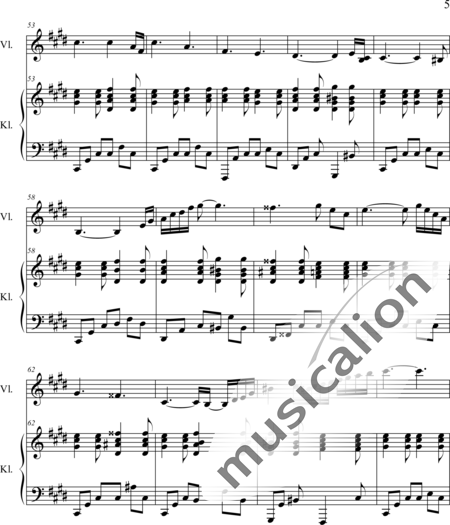 Weidner, Herb: Morgenstunde - Violine+Klavier:5