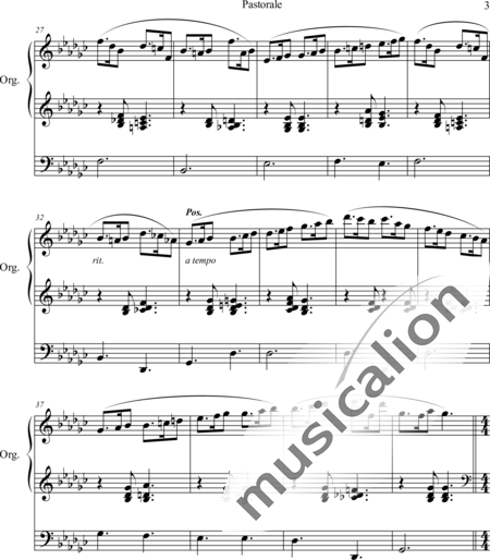 Grey, Charles John: Pastorale - Orgel>mPed:3