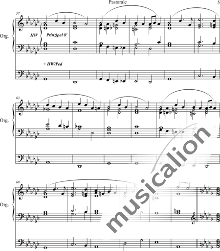 Grey, Charles John: Pastorale - Orgel>mPed:5