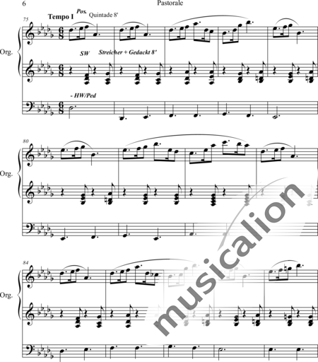 Grey, Charles John: Pastorale - Orgel>mPed:6