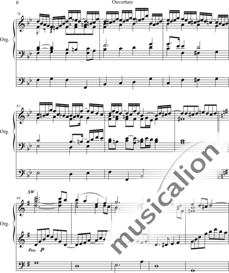 Grey, Charles John: Ouverture - Orgel>mPed:6