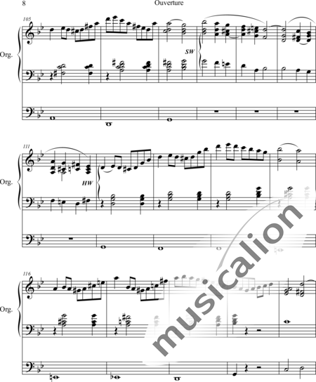 Grey, Charles John: Ouverture - Orgel>mPed:8