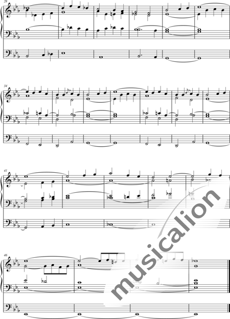 Hesse, Adolf Friedrich : Präludium Es-Dur - Orgel>mPed:2
