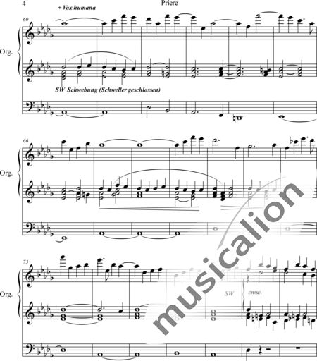 Grey, Charles John: Priere - Orgel>mPed:4