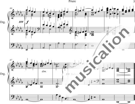 Grey, Charles John: Priere - Orgel>mPed:5