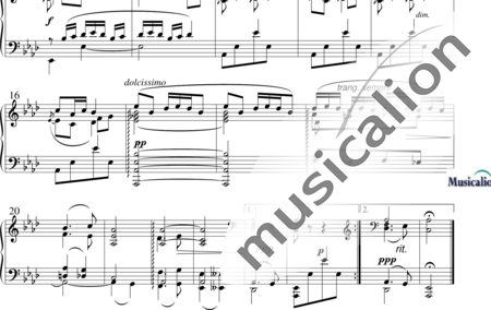 Grieg, Edvard Hagerup: Volkston - Klavier:1