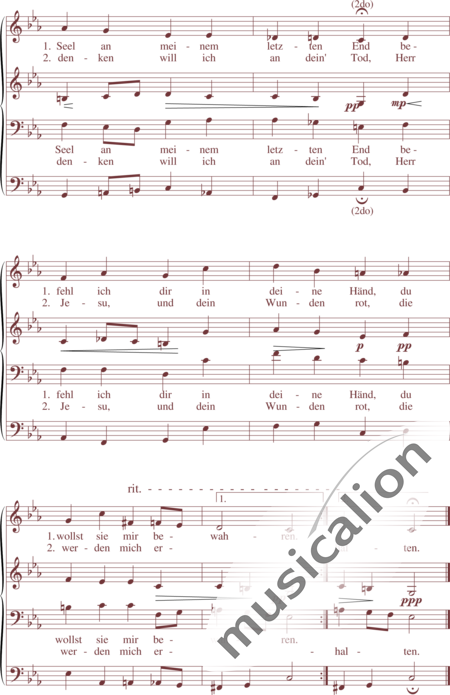 Reger, Max: Bitte um einen seligen Tod (Bearb.) - Chor>SATB:2