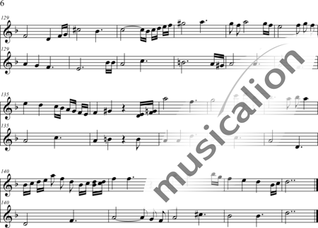 Weidner, Herb: Letzte Rose - Violine+Flöte:6