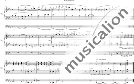Vincent, Charles: Contemplation für Orgel - Orgel>mPed:5