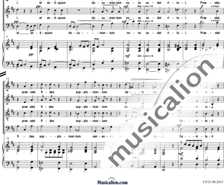 Franck, César: Tantum ergo sacramentum (Sakramentshymnus) - Chor>SATB+Orgel:1