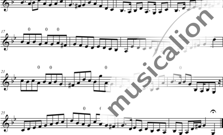 Schäfer, Alexander: Allemande - Violine:1