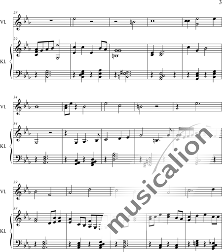 Weidner, Herb: One Night - Violín+Piano:3
