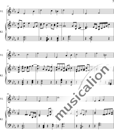 Weidner, Herb: One Night - Violín+Piano:5