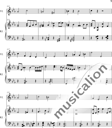 Weidner, Herb: One Night - Violín+Piano:9