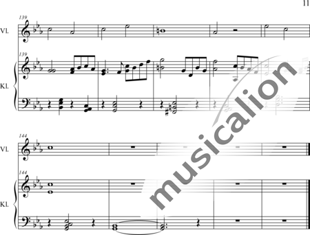 Weidner, Herb: One Night - Violín+Piano:11