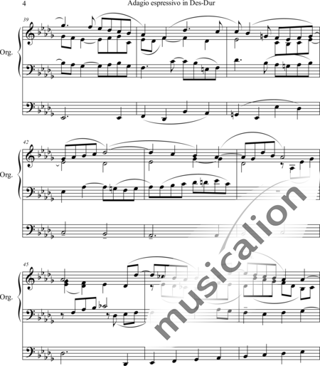 Goodhart, Arthur Murray: Slowly Expressive D Flat Major - Órgano>cPed:4