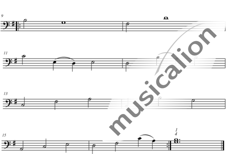 Schäfer, Alexander: Sarabande - Violoncello:1