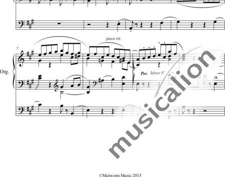 Goodhart, Arthur Murray: Improptu in A-Dur - Orgel>mPed:1