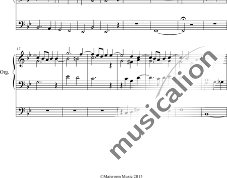 Hartmann, Hugo: Allegro Moderato B-Dur - Orgel>mPed:1