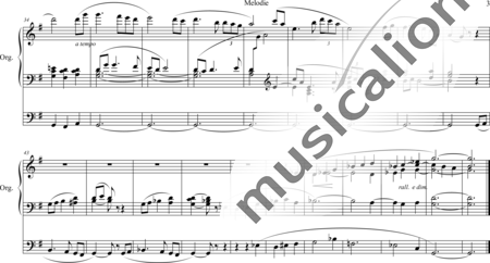 Collin, Charles-Augustin: Melodie - Orgel>mPed:2