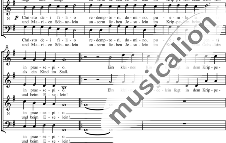 Praetorius, Michael: Psallite (Motette) - Chor>SATB:1