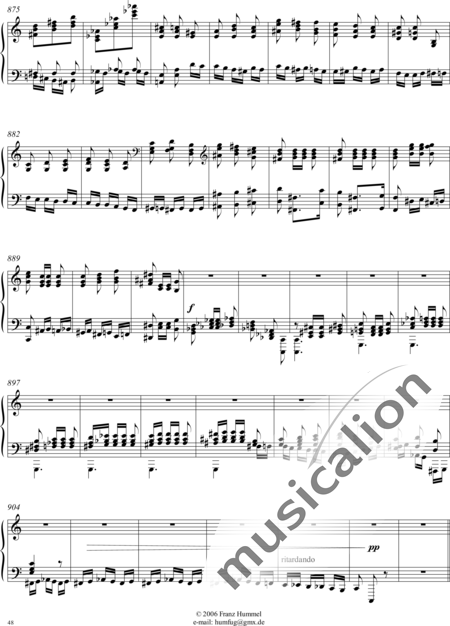 Hummel, Franz: Variación 21 - Piano:3