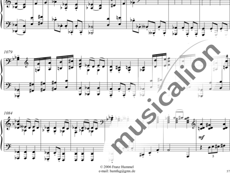 Hummel, Franz: Variation 26 - Klavier:1