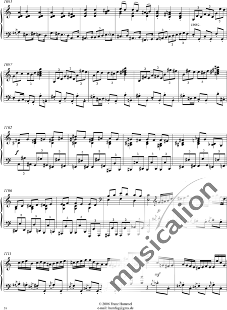 Hummel, Franz: Variation 26 - Klavier:2