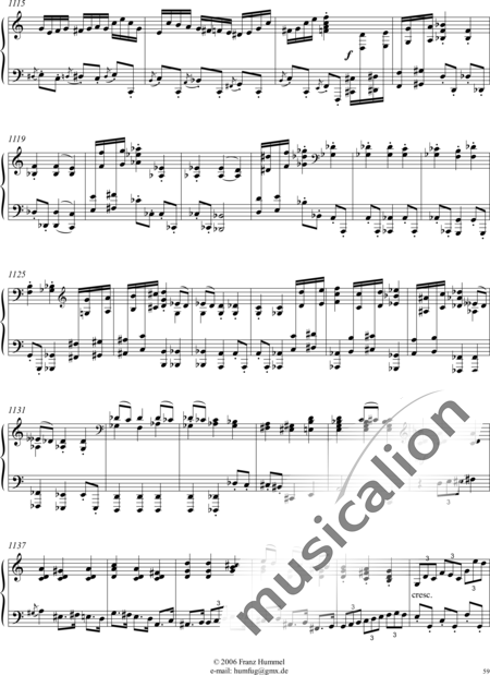 Hummel, Franz: Variation 26 - Klavier:3