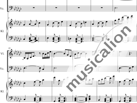 Weidner, Herb: For no Tears - Violín+Pno+Vc:1