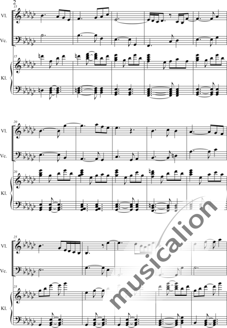Weidner, Herb: For no Tears - Violín+Pno+Vc:2