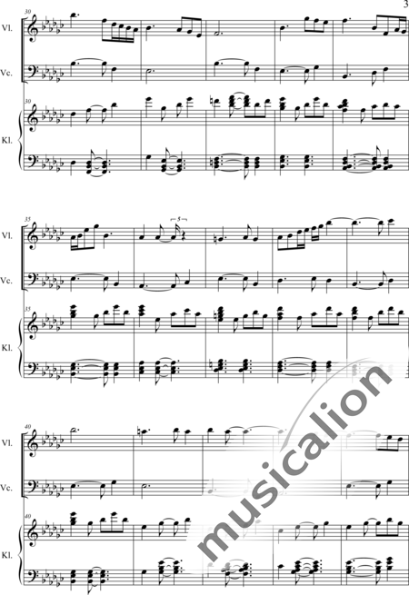 Weidner, Herb: For no Tears - Violín+Pno+Vc:3
