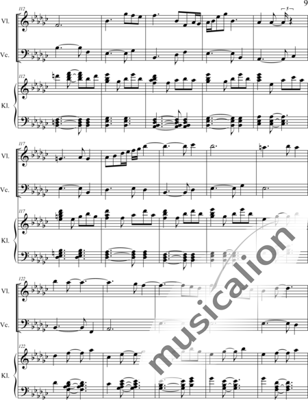 Weidner, Herb: For no Tears - Violín+Pno+Vc:9
