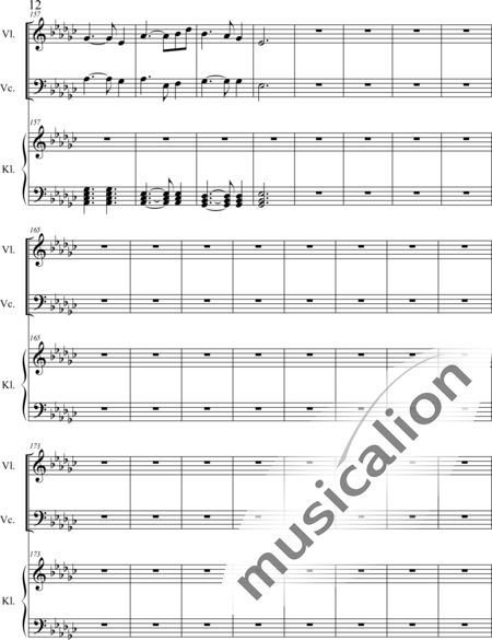 Weidner, Herb: For no Tears - Violín+Pno+Vc:12