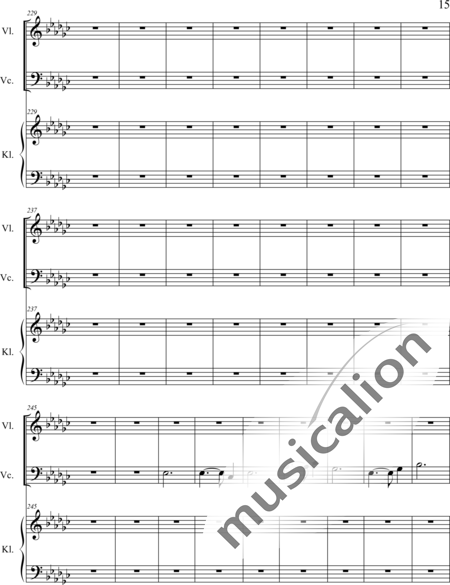 Weidner, Herb: For no Tears - Violín+Pno+Vc:15