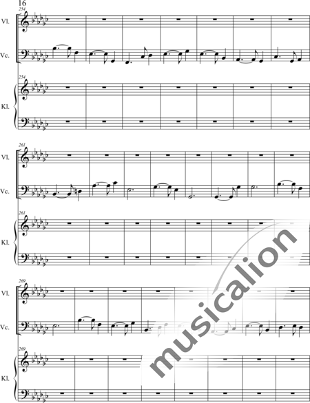 Weidner, Herb: For no Tears - Violín+Pno+Vc:16