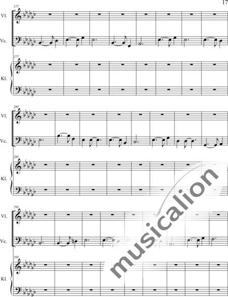 Weidner, Herb: For no Tears - Violín+Pno+Vc:17