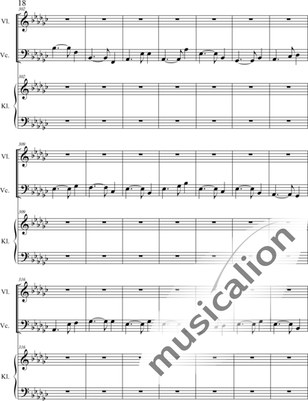 Weidner, Herb: For no Tears - Violín+Pno+Vc:18